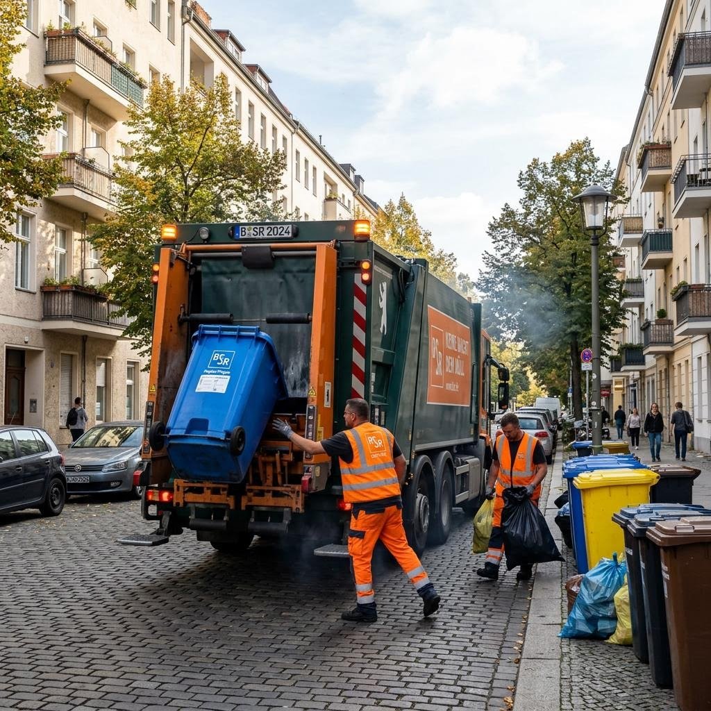 Sortierter Abfall bei professioneller Entsorgung Berlin
